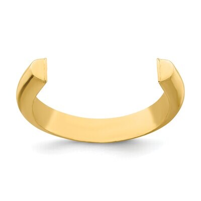 Die Struck Half Shank 14k Yellow Gold YGSH123, MPN: YGSH123,