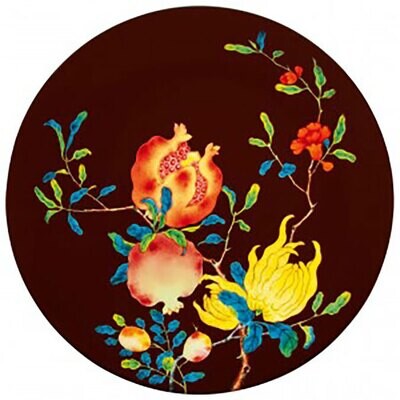 Raynaud Harmonia Coupe Plate Flat Brown Background 0781-37-113032, MPN: 0781-37-113032, 36600067663…