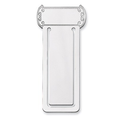 Blank Version Bookmark Sterling Silver QQ370B, MPN: QQ370B,