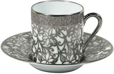 Raynaud Tolede White Platinum Coffee Saucer, MPN: 0530-19-355013, 3660006627624