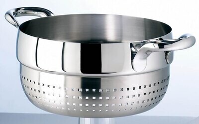 Sambonet Kikka Kikka Steamer 9 1/2 Inch 4 3/4 Inch H. S Steel 51719-24, MPN: 51719-24, 790955891876