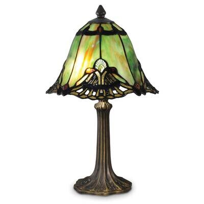 10x16 Green Hiawa Tiffany Accent Lamp GM22692, MPN: GM22692, 20258136825