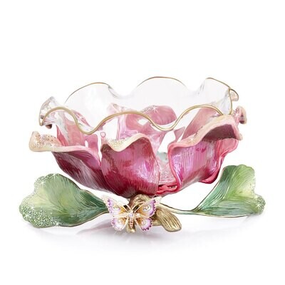 Jay Strongwater Large Flower Bowl SDH2402-456, MPN: SDH2402-456,