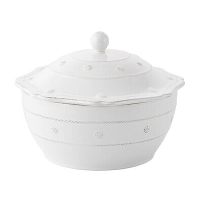 Juliska Berry &amp; Thread Whitewash 9.5 Inch Covered Casserole JA16/W, MPN: JA16/W, 851550001869