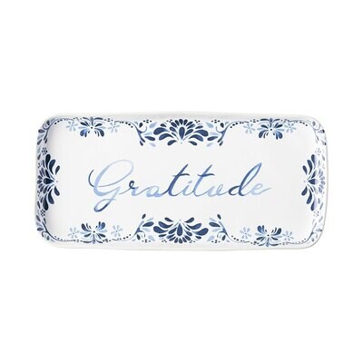 Juliska Iberian Journey Indigo Gratitude Tray KI78/046, MPN: KI78/046, 810034834331