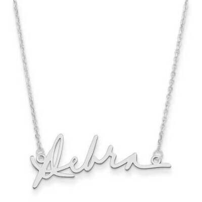 1 Name Signature Plate 14k Rose Gold XNA506R, MPN: XNA506R, 191101992285