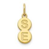 2 Letter Bubble Pendant 10k Gold 10XNA1333Y, MPN: 10XNA1333Y,