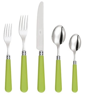 Capdeco Altea Lime Green 5 Piece Place Setting ALT21-5SET, MPN: ALT21-5SET, 3700922748161