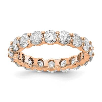 Polished Shared Prong 4ct Diamond Eternity Band 14k Rose Gold ET0001-400-7R4, MPN: ET0001-400-7R4, …