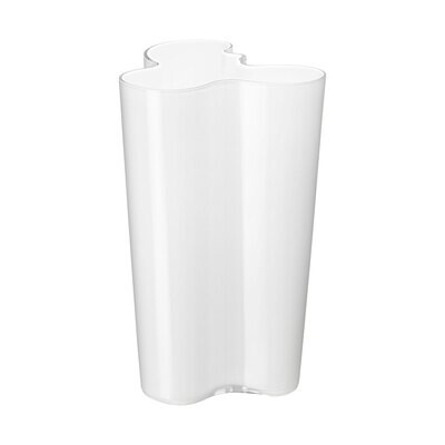 iittala Aalto Finlandia Vase 10 Inch White, MPN: 1007155, 6411920041990