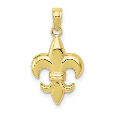Fleur De Lis Pendant 10k Gold 10K2759, MPN: 10K2759, 637218174942