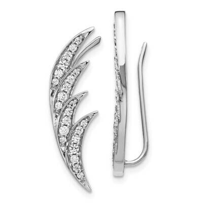 Earrings 14k White Gold Diamond EM4161-050-WA, MPN: EM4161-050-WA, 883957261157