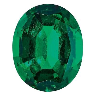 Emerald 5x3mm Oval Created CE-0503-OVF, MPN: CE-OVF,