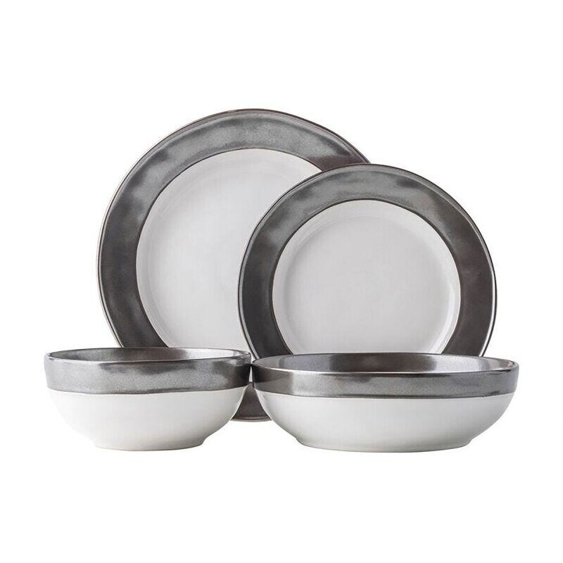 Juliska Emerson White Pewter 4 Piece Place Setting KP40/92, MPN: KP40/92, 810882035454