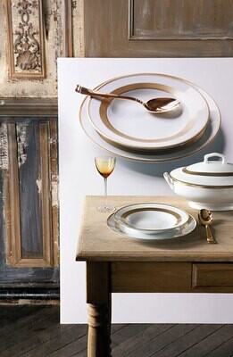 Robert Haviland William Platinum 5 Piece Place Setting HP6619, MPN: HP6619,