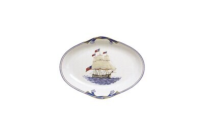 Mottahedeh American Ship Constitution Oval Tray S1830, MPN: S1830,