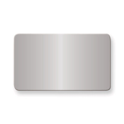 1 x 1 11/16 Polished Aluminum Plates-Sets of 6  GL6677-PA, MPN: GL6677-PA,