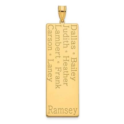 8 Name Family Pendant 14k Gold XNA1278Y, MPN: XNA1278Y,