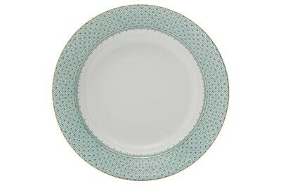 Mottahedeh Green Lace Rim Soup S1556, MPN: S1556,
