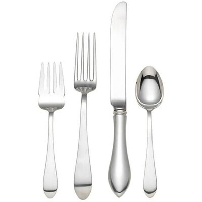 Reed and Barton Pointed Antique Flatware 4 Piece Place Setting Dinner 5930898, MPN: 5930898, 735092…