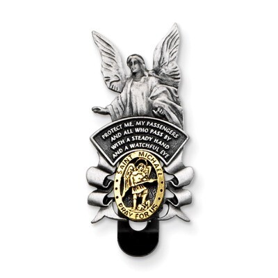 St Michael/Guardian Angel Visor Clip GM10926, MPN: GM10926, 785525058872