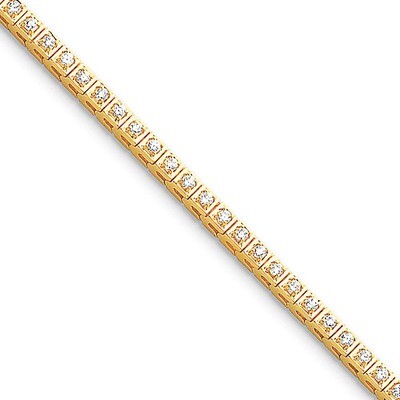 Diamond tennis bracelet 14k Gold X755AA, MPN: X755AA, 883957195667