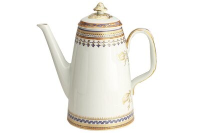 Mottahedeh Chinoise Blue Coffeepot S1531, MPN: S1531,