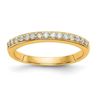 Si1/Si2, G H I, Wedding Band 14k Yellow Gold Lab Grown Diamond RM2779B-025-7YLG, MPN: RM2779B-025-Y…