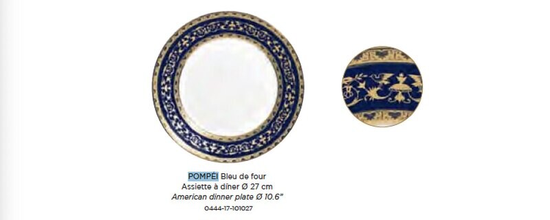 Raynaud Pompei Breakfast Saucer, MPN: 0444-19-350018, 3660006551585