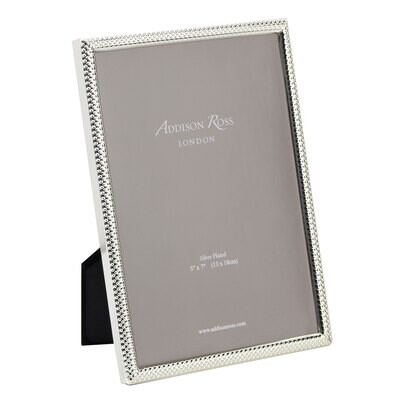 Addison Ross Dots Silver Plate Picture Frame 5 x 7 Inch Silver-plated FR2648, MPN: FR2648, UPC/EAN:…