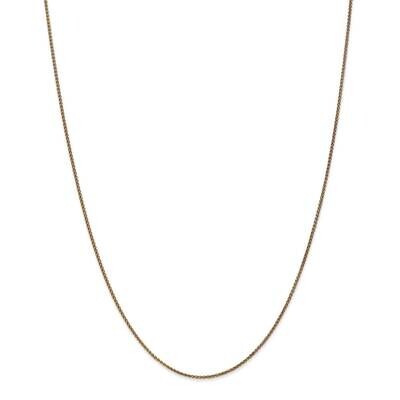 1.2mm Diamond-cut Spiga Chain 14k Gold PEN62-16, MPN: PEN62-16, 886774430409