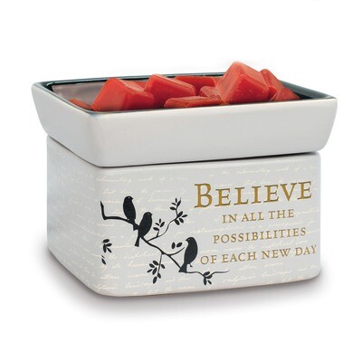 Believe 2-in-1 Tart Warmer Elanze Designs GM18431, MPN: GM18431, 633303845728