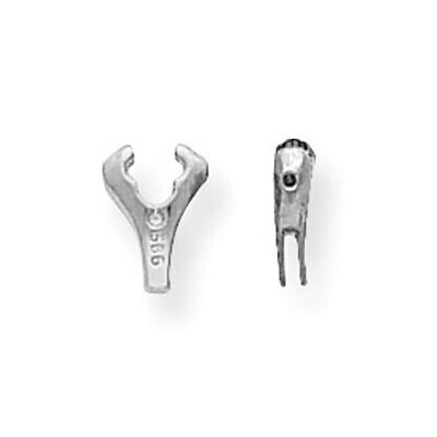 Omega Clip Joint Earring Setting Platinum PL759, MPN: PL759,