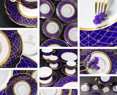 Robert Haviland &amp; C. Parlon Constellation Cream Soup And Saucer HP4524, MPN: HP4524,