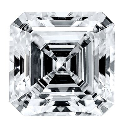 Moissanite Pure Light E F Color 9mm Asscher Cut Gemstone MT-0900-ASH-QP, MPN: MT-0900-ASH-QP,