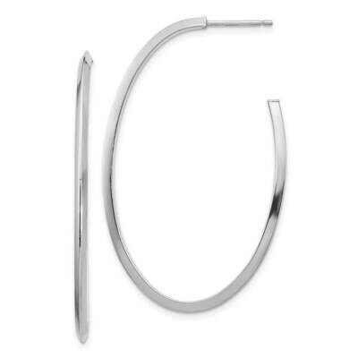 2mm Post Dangle Earrings 14k White Gold Polished TF1432W, MPN: TF1432W, 191101987731