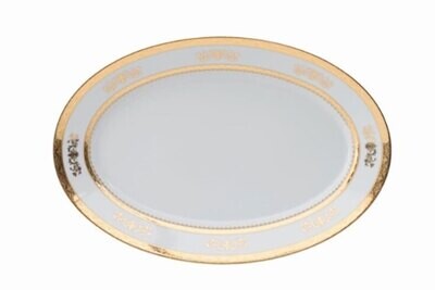 Deshoulieres Orsay White Oval Platter POV-RI6287, MPN: POV-RI6287, 3104360124691