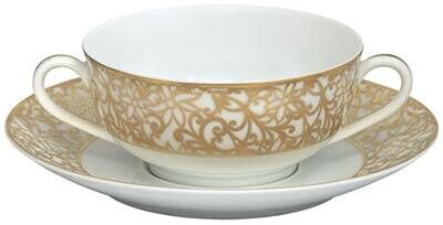 Raynaud Salamanque Gold Or Cream Soup Saucer, MPN: 0464-20-359018, 3660006629697