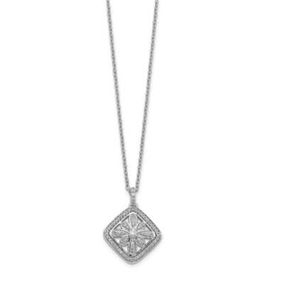 Vintage Necklace 14k White Gold Diamond PM3794-025-WA, MPN: PM3794-025-WA, 883957665177