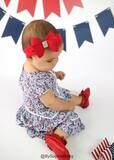 Red Baby Headband Headwrap Red Bow Headband Baby Big Bow Headband Newborn Headband Baby Headband Ny…