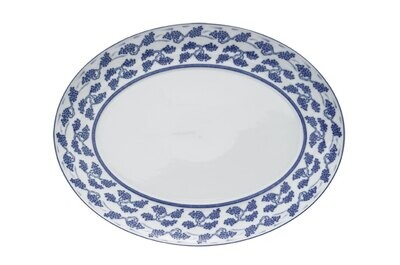 Mottahedeh Blue Shou Platter Large 16.5 Inch S115, MPN: S115,