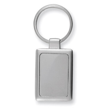 Polished and Satin Key Ring Nickel-plated GP2879, MPN: GP2879,