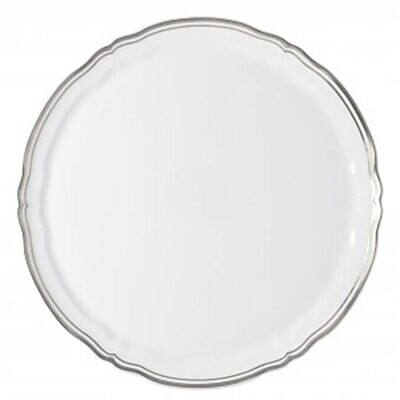 Raynaud Polka Platine Flat Cake Serving Plate 0636-01-504031, MPN: 0636-01-504031, 3660006693179