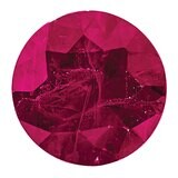 Ruby 2.75mm Round Diamond Cut A Quality RU-0275-RDD-A, MPN: RU-0275-RDD-A,