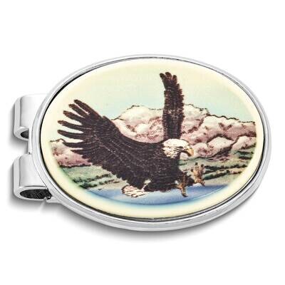 Barlow Designs Color Eagle Landing Oval Money Clip GM24063, MPN: GM24063, 617414638790