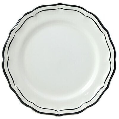Gien Filet Midnight Dessert Plate 1829ADES22, MPN: 1829ADES22, 840769053707