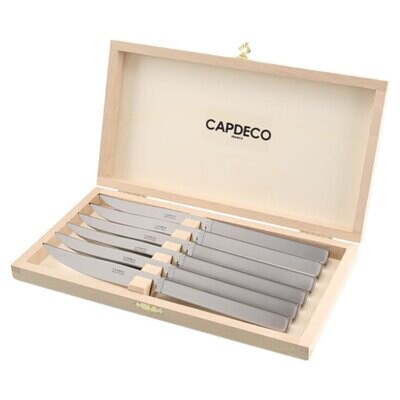 Capdeco City Grey Set of 6 Steak Knife CIT38-6KS, MPN: CIT38-6KS, 3700922731910