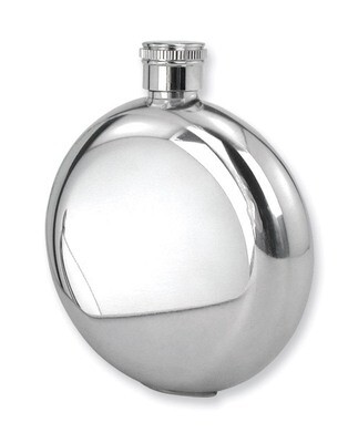 Stainless Steel Polished Round 5Oz Flask GL8857, MPN: GL8857, 788089047559