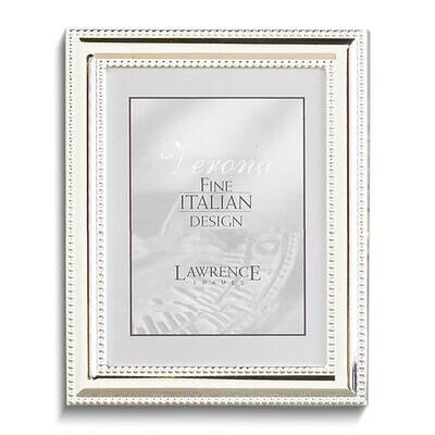 Silver-tone Double Beaded 4x5 Photo Frame GM25511, MPN: GM25511, 751148062190