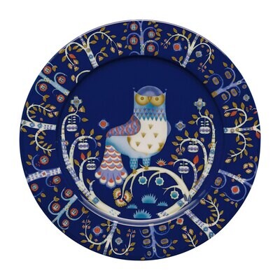 iittala Taika Dinner Plate Flat 11.75 Inch Blue, MPN: 1012438, 7320065004915